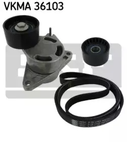 VKMA 36103 SKF Поликлиновой ременный комплект